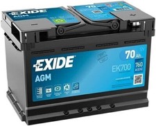 Exide EK700 096 AGM Car Van